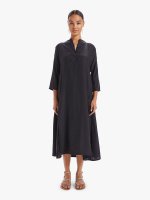 Natalie Martin Isobel Dress - Black Silk