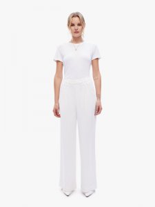 SPRWMN Pleated Trouser - White