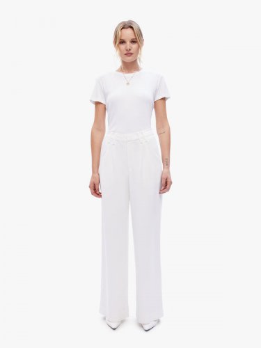 SPRWMN Pleated Trouser - White