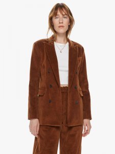 SPRWMN Blazer - Dark Cognac