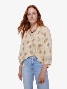 Natalie Martin Remy Top - Vintage Flowers Sand