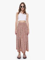 Natalie Martin Bella Skirt - Gloriosa Print Sandstone