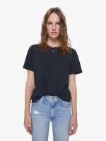 Velva Sheen Rolled Short Sleeve Tee - Black