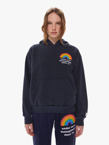 Cloney Rainbow Management Pullover Hoodie - Navy