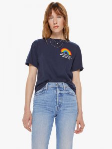 Cloney Rainbow Management Tee - Navy