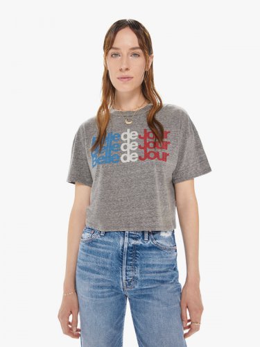 The Grab Bag Crop Tee - Belle De Jour