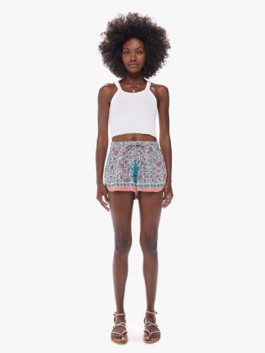 Natalie Martin Tash Short - Bloom Print Seafoam