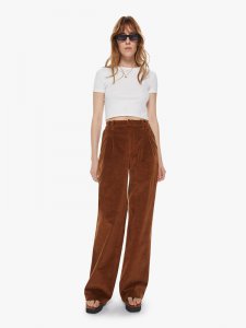 SPRWMN Straight Leg Trouser - Dark Cognac