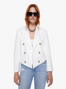 Maria Cher Yara Short Blazer - Off-White