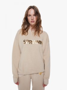 SPRWMN Big Logo Sweatshirt - Oat