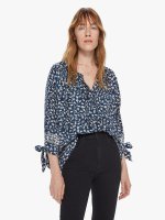 Natalie Martin Renata Shirt - Pomegranate Indigo