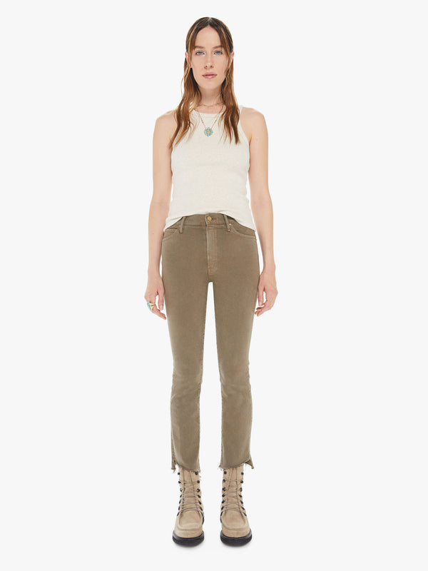 High Waisted Rascal Ankle Step Fray - Capers
